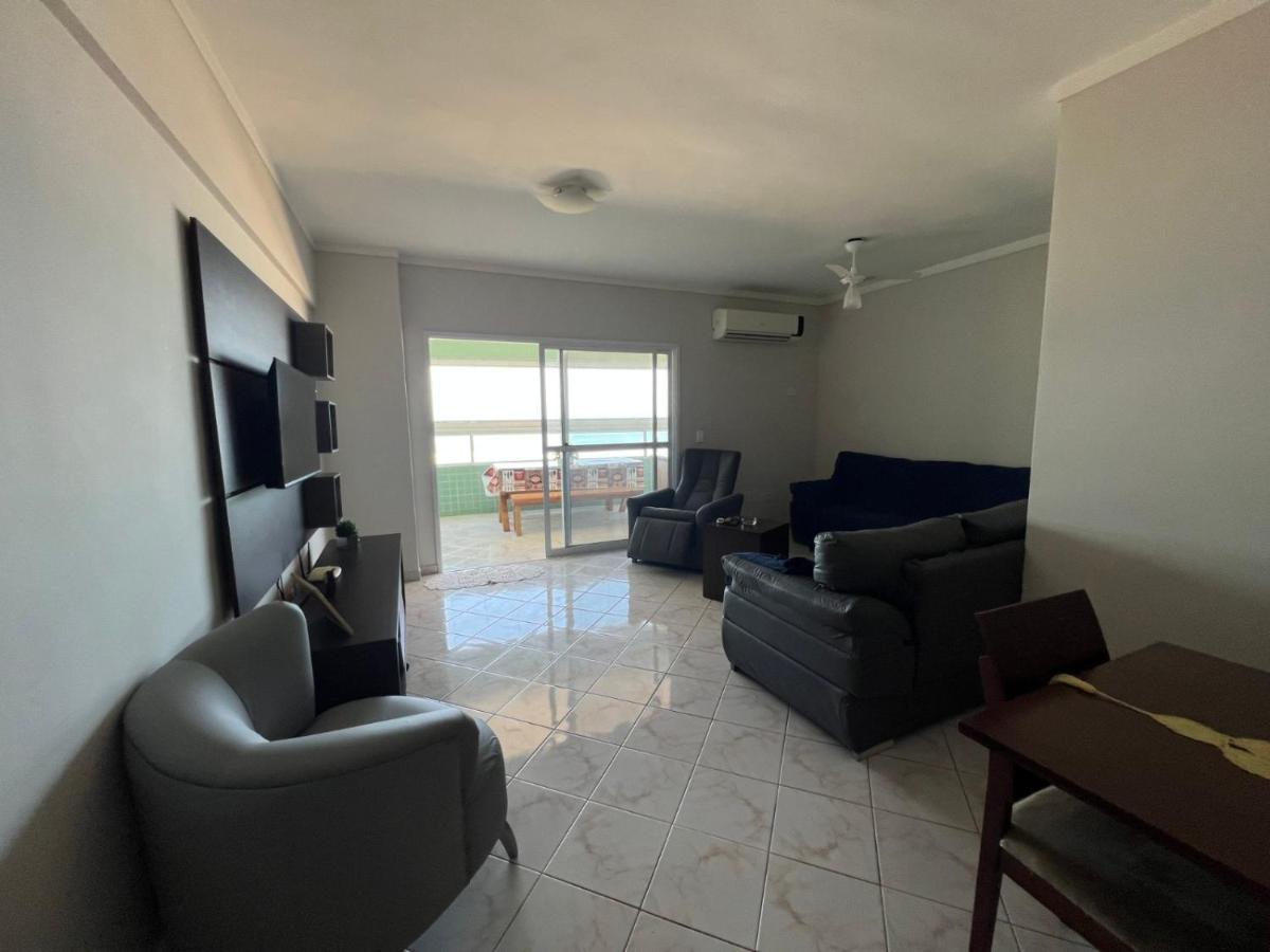 Apartamento Guilhermina De Frente Para O Mar Praia Grande  Eksteriør billede