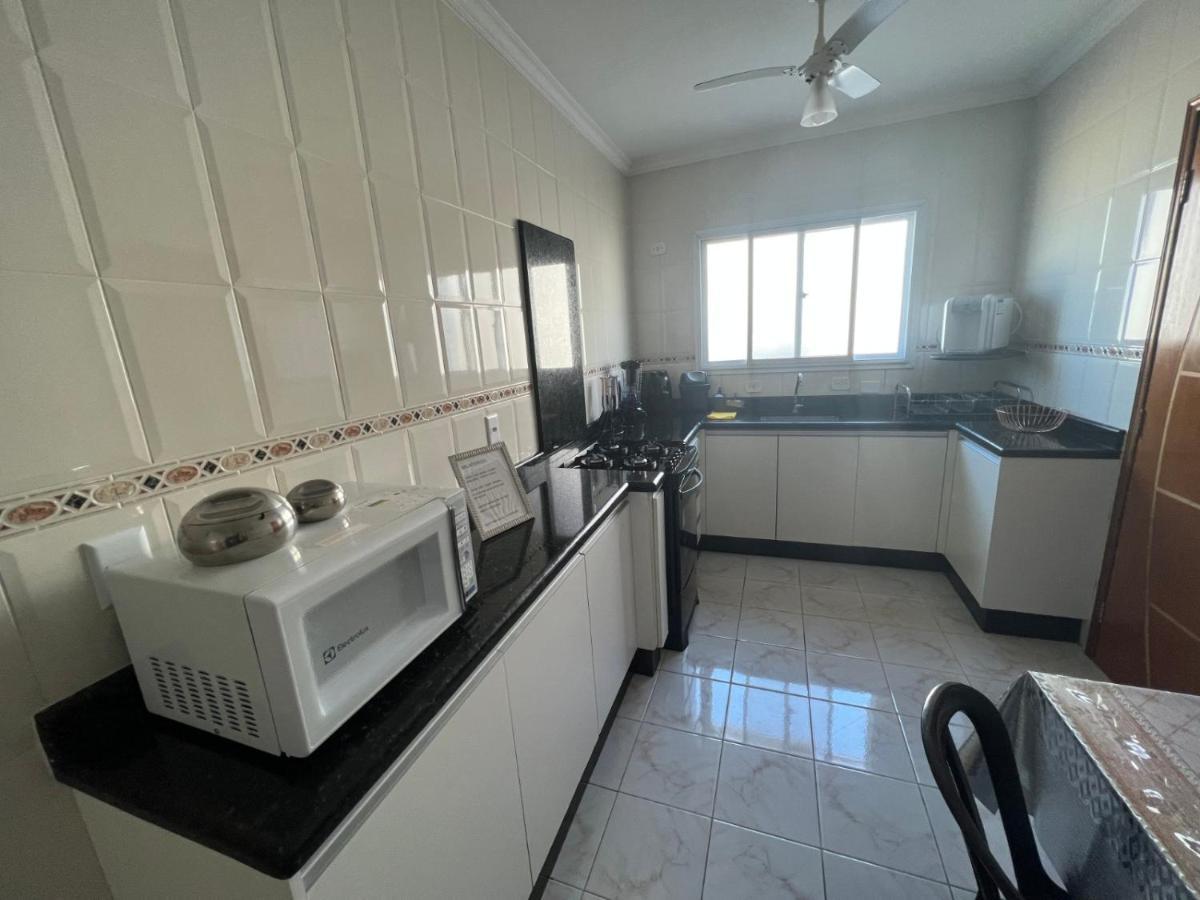 Apartamento Guilhermina De Frente Para O Mar Praia Grande  Eksteriør billede